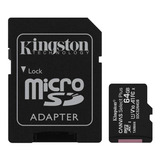 Carto De Memria Microsd 64gb Adaptador Canvas Kingston